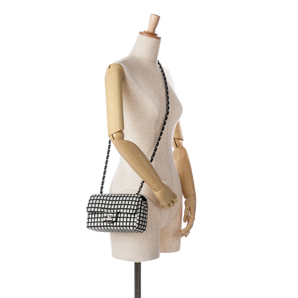 Pre-Loved Chanel Mini Rectangular Classic Ribbon Tweed Single Flap - Picture 9 of 9